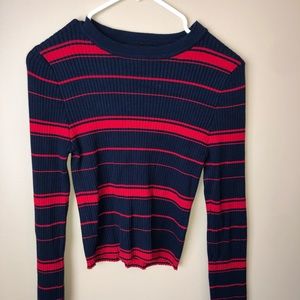 Kendall + Kylie Striped t-shirt